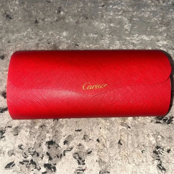 Cartier Sunglasses with Black and Gold Design